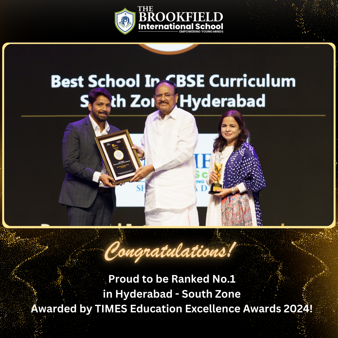 Award: Ranked No. 1 in Hyderabad South Zone, TIMES Education Excellence Awards 2024